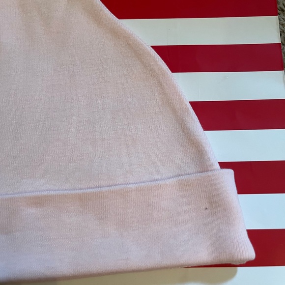 BABY KIDS HANNA ANDERSON TOP KNOT BEANIE PINK NWT - Picture 9 of 12